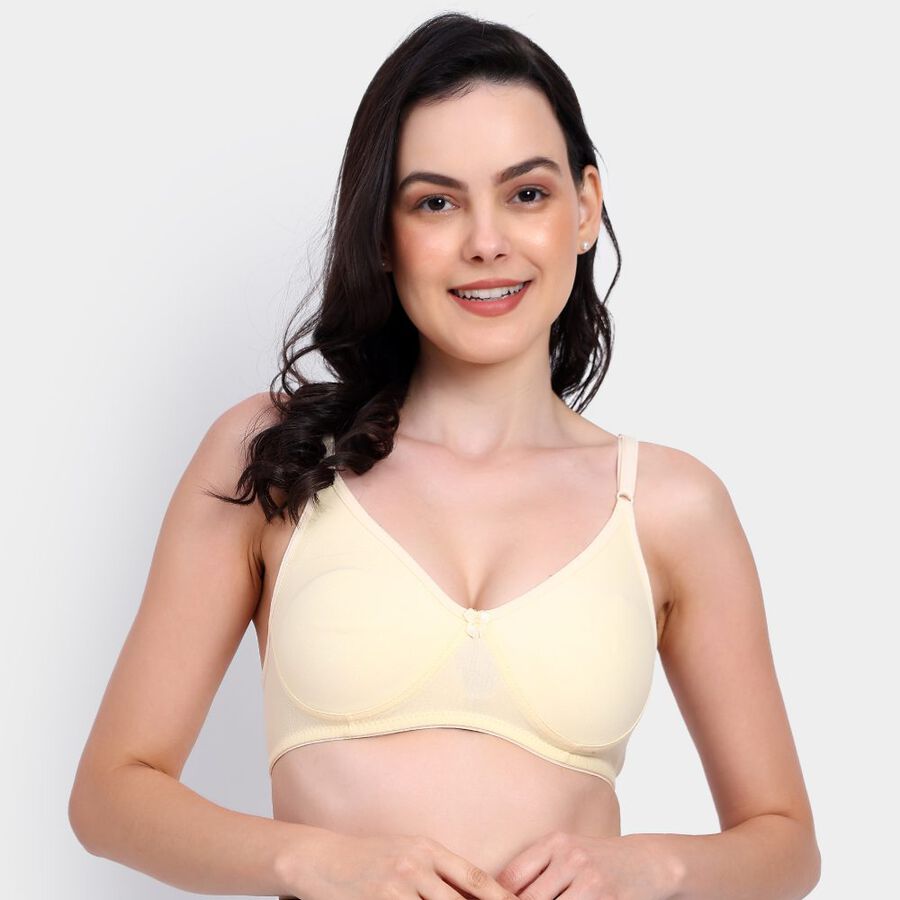 Ladies' Non-Padded Bra, Yellow, large image number null